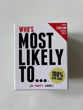 Who's Most Likely To... Party Card Game - Brand New Sealed